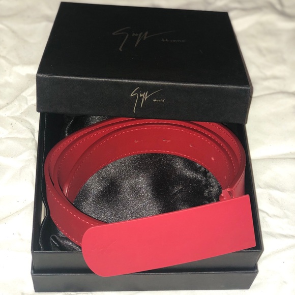 red giuseppe belt
